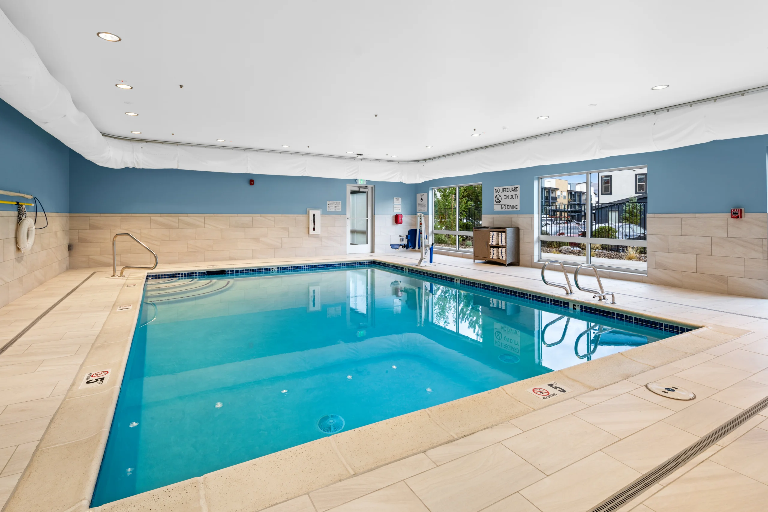 Holiday Inn Express Photo of indoor pool at Holiday Inn Express